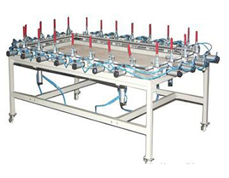 氣動(dòng)繃網(wǎng)機(jī)（高端配置）-嵊州市三恒絲印機(jī)械科技有限公司